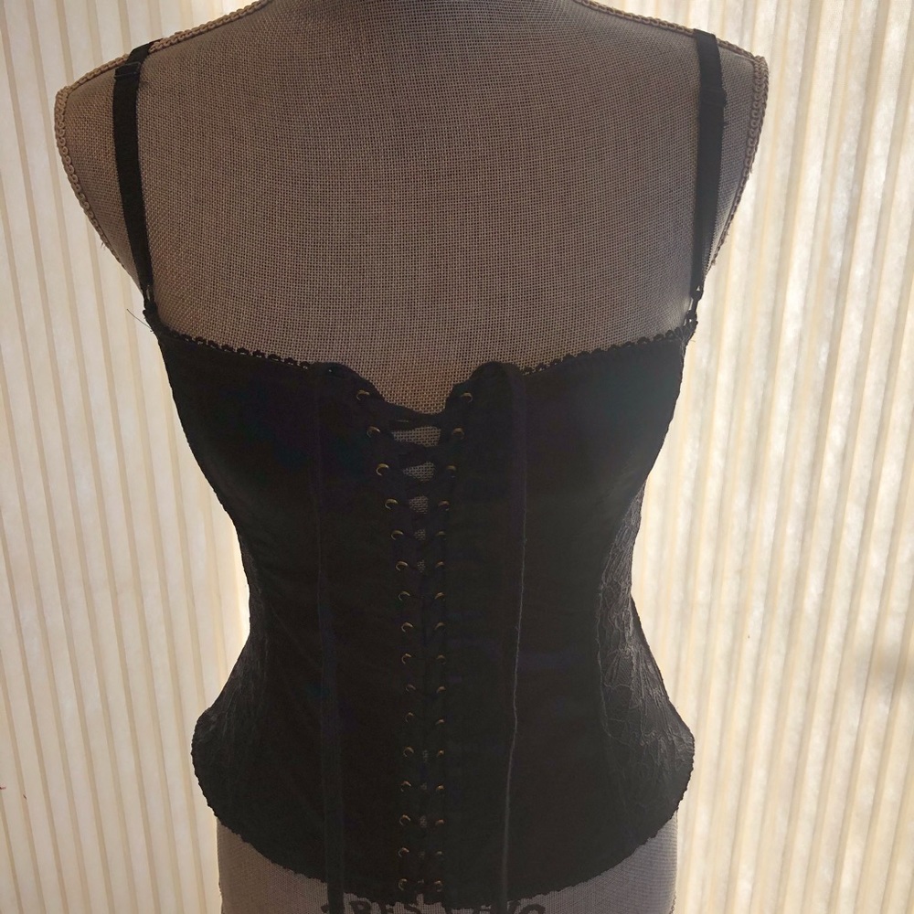 Dolce and Gabbana Black Bustier